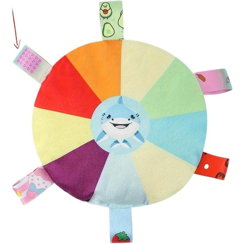 Plush Dog Flying Disc Toy – Interactive Tug-of-War & Chew Toy with Bell