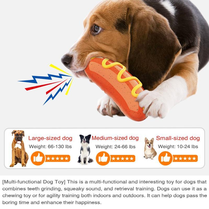 Dog Chew Toy for Aggressive Chewers – Durable Indestructible Rubber Toy