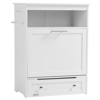 Pet Feeding Station Cabinet with Storage & Pull-Out Bowls