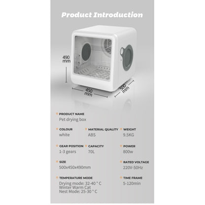 Automatic Pet Dryer Room for Cats & Dogs