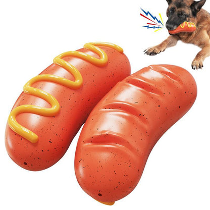 Dog Chew Toy for Aggressive Chewers – Durable Indestructible Rubber Toy