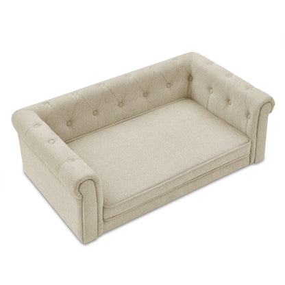 Modern Rectangular Pet Sofa Bed for Medium & Large Dogs