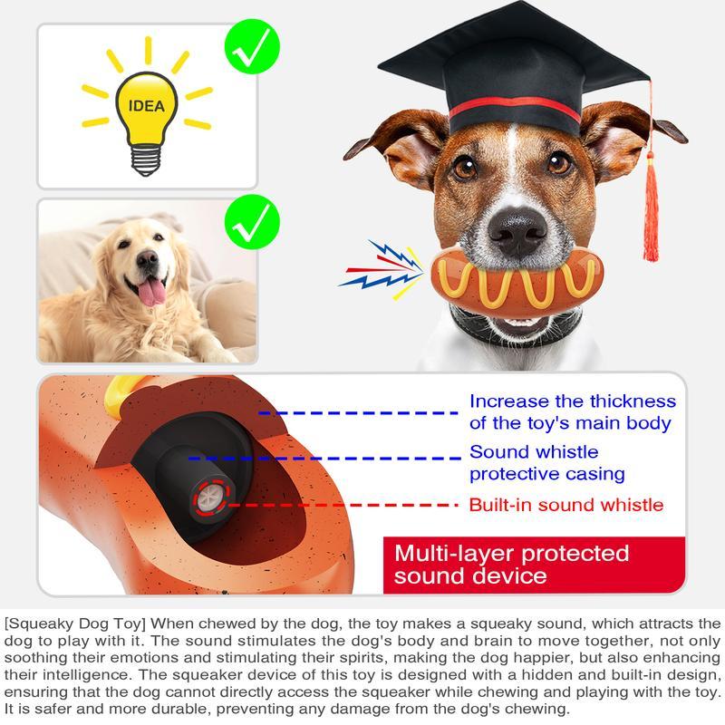 Dog Chew Toy for Aggressive Chewers – Durable Indestructible Rubber Toy