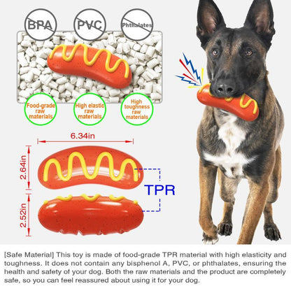 Dog Chew Toy for Aggressive Chewers – Durable Indestructible Rubber Toy